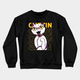 Curtin Cat Crewneck Sweatshirt